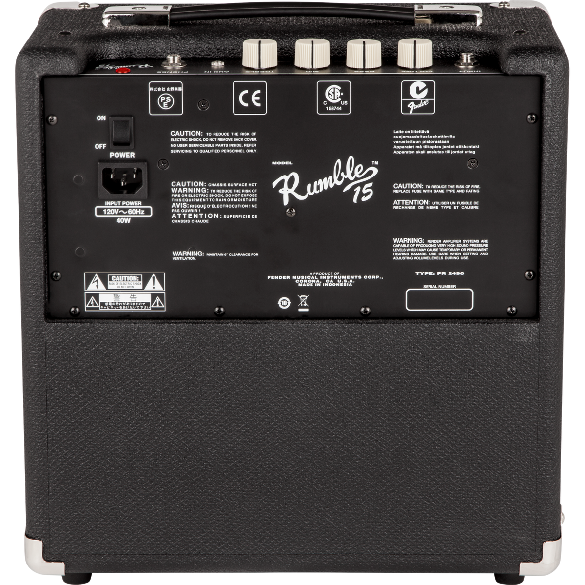 Fender Rumble 15 Bass Amp