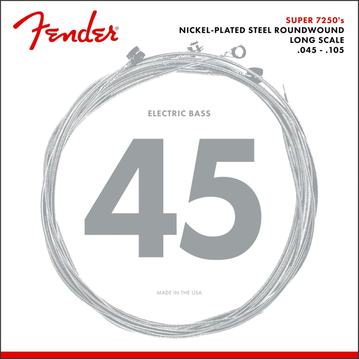 Fender Super 7250&#39;S Nickel Plated Bass Strings