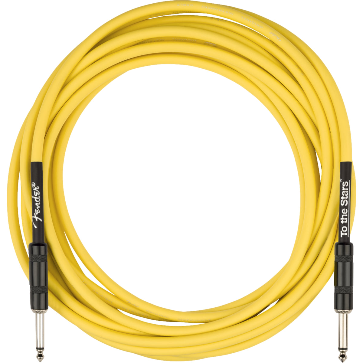 Fender Tom DeLonge 18.6ft To The Stars Instrument Cable Graffiti Yellow