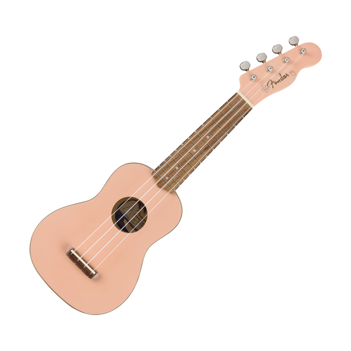 Fender Venice Soprano Ukulele Shell Pink