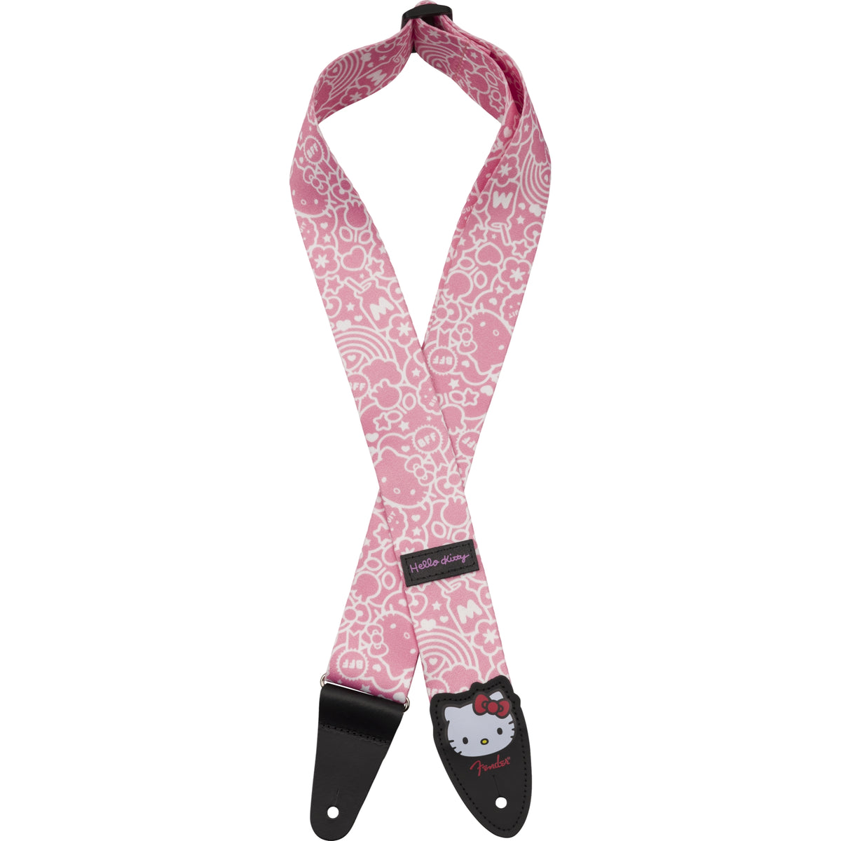 Fender x Hello Kitty Polyester Strap Pink