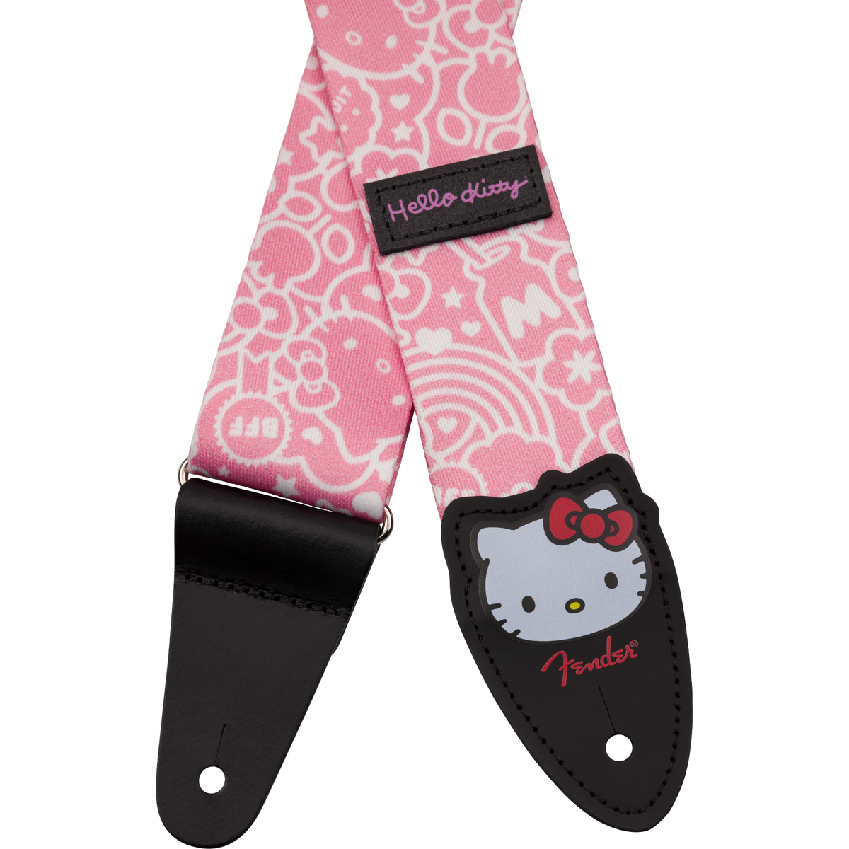 Fender x Hello Kitty Polyester Strap Pink