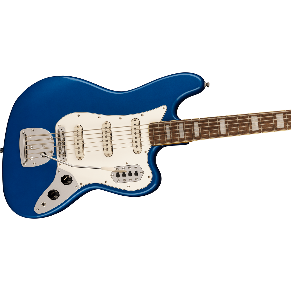 FSR Squier Classic Vibe Bass VI Laurel Fingerboard Parchment Pickguard Matching Headstock Lake Placid Blue