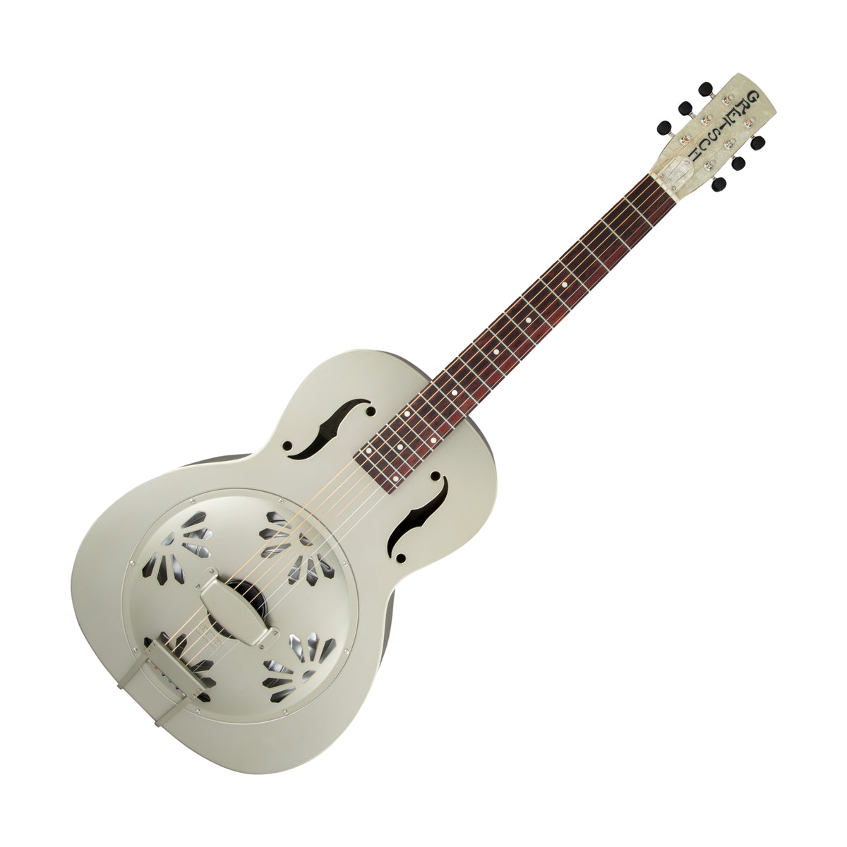 Gretsch G9201 Honey Dipper Round-Neck Brass Body Resonator Guitar