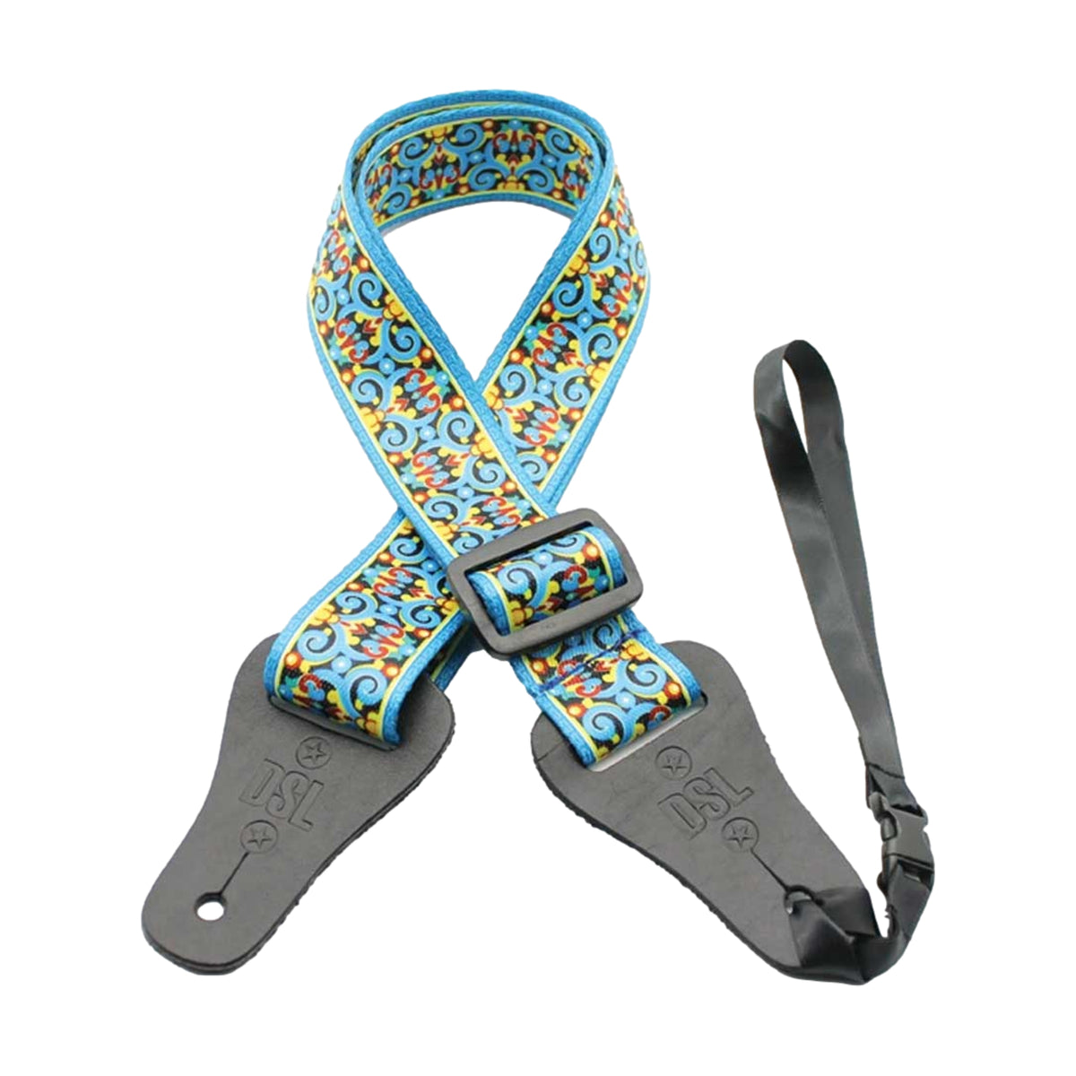 DSL Ukulele Strap Poly SW-Blue 1.5 Inch