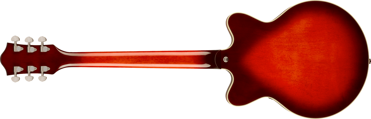 Grestch G2655 Streamliner Center Block Jr. Double-Cut Hollow-Body Electric Guitar Claret Burst