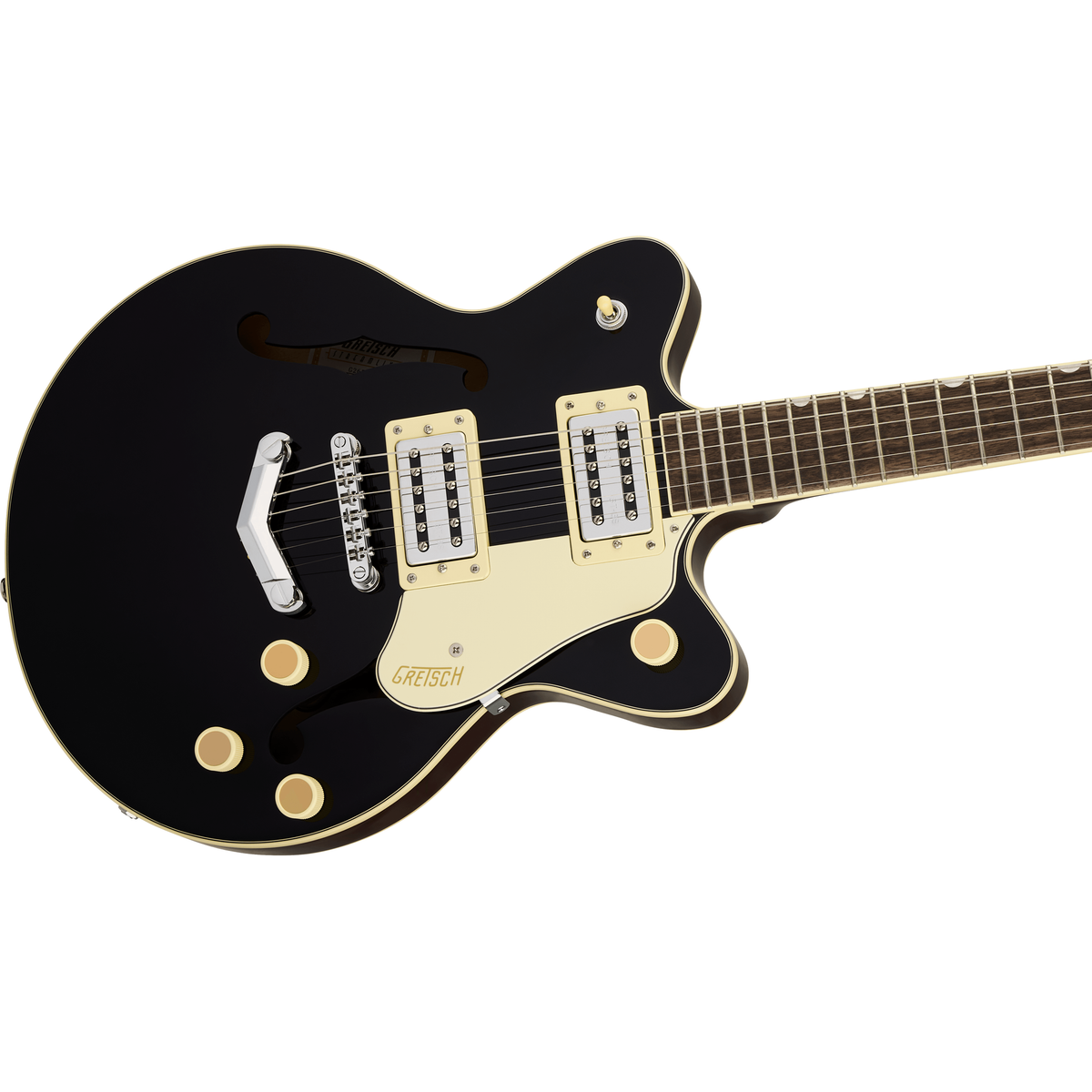 Gretsch G2655 Streamliner Center Block Jr Double-Cut with V-Stoptail Black