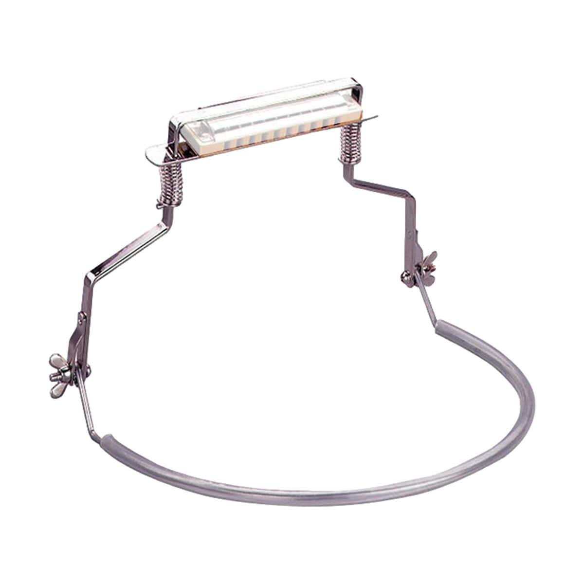 Hohner 10-Hole Diatonic Harmonica Holder with Plastic Coated Metal Neck Brace