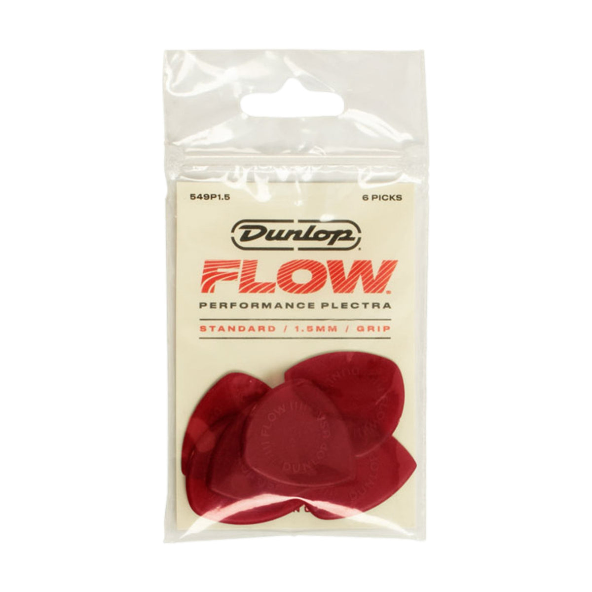 Jim Dunlop Flow Standard 1.5mm Guitar Pick Players Pack