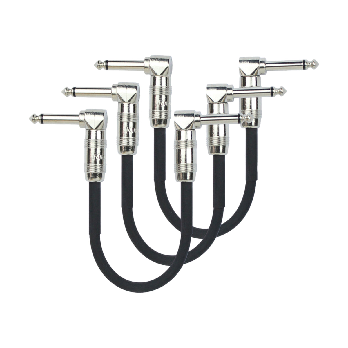 Kirlin 3 Inch Patch Cable 3-Pack Right Angle KIP3243PN-3
