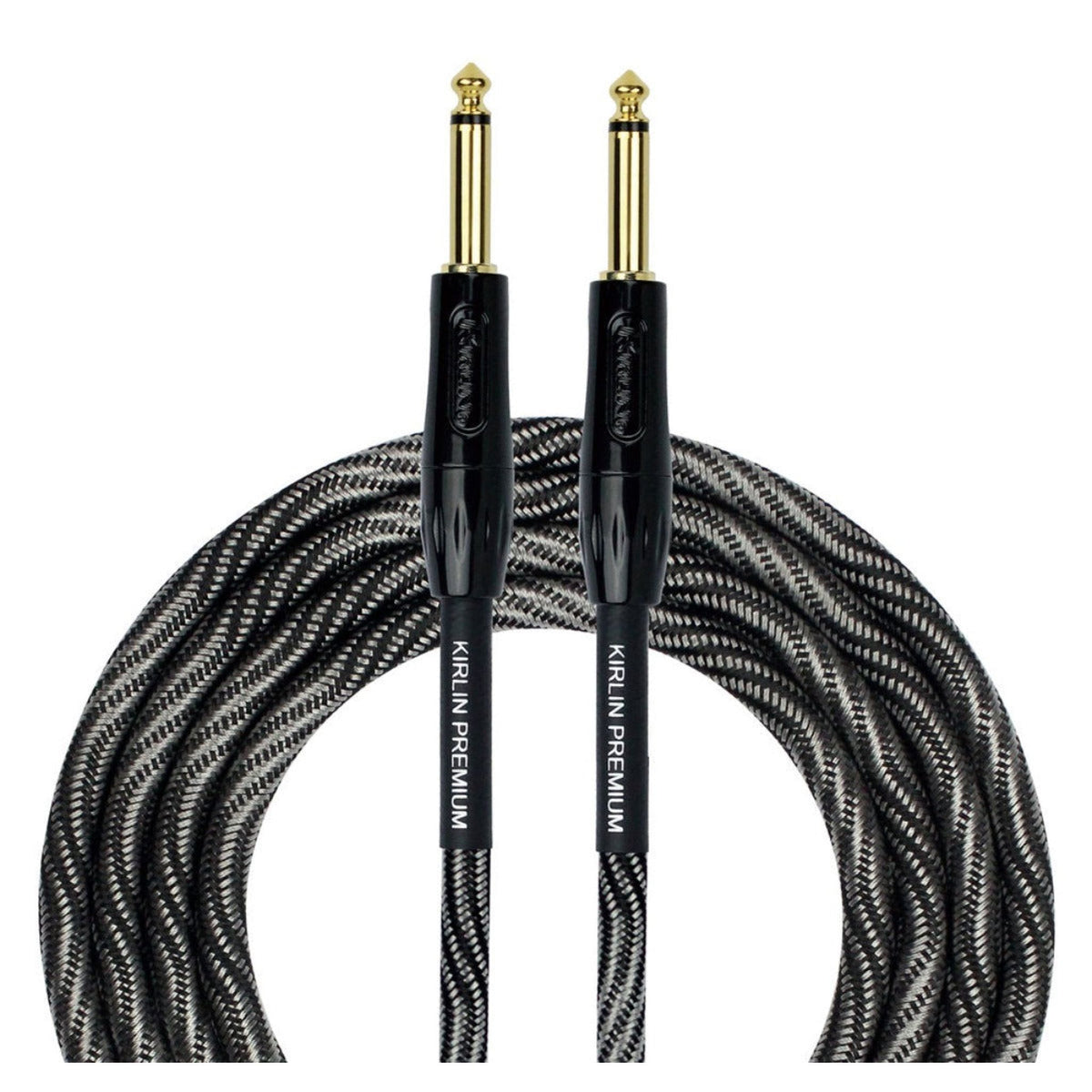 Our Premium Plus 20-gauge woven jacket noise-free instrument cable is professionally designed to prevent external interference and ensure signals travel rapidly and smoothly with minimum distortion, delay, or loss. 