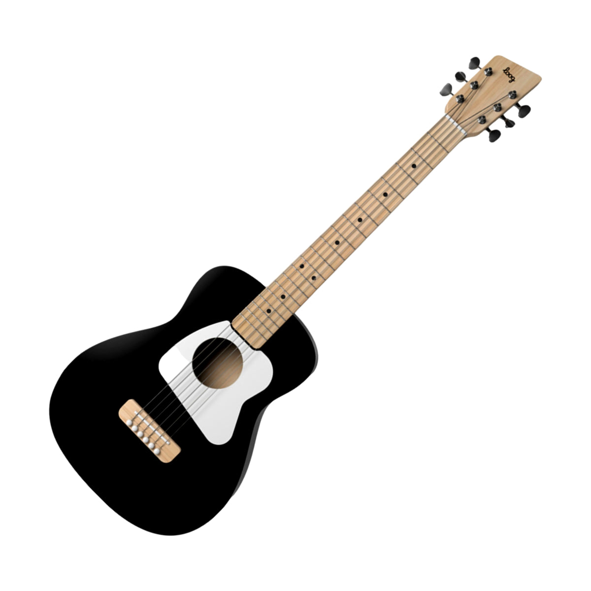Loog Pro Acoustic 6 String Kids Guitar Black
