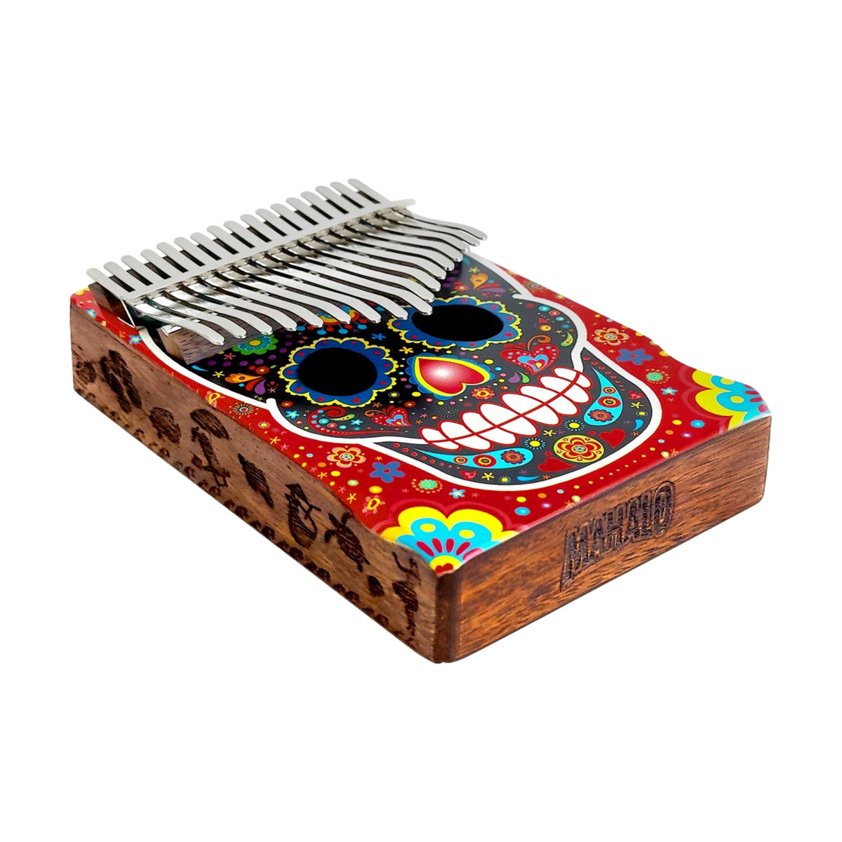 Mahalo 17 Note Skull Kalimba