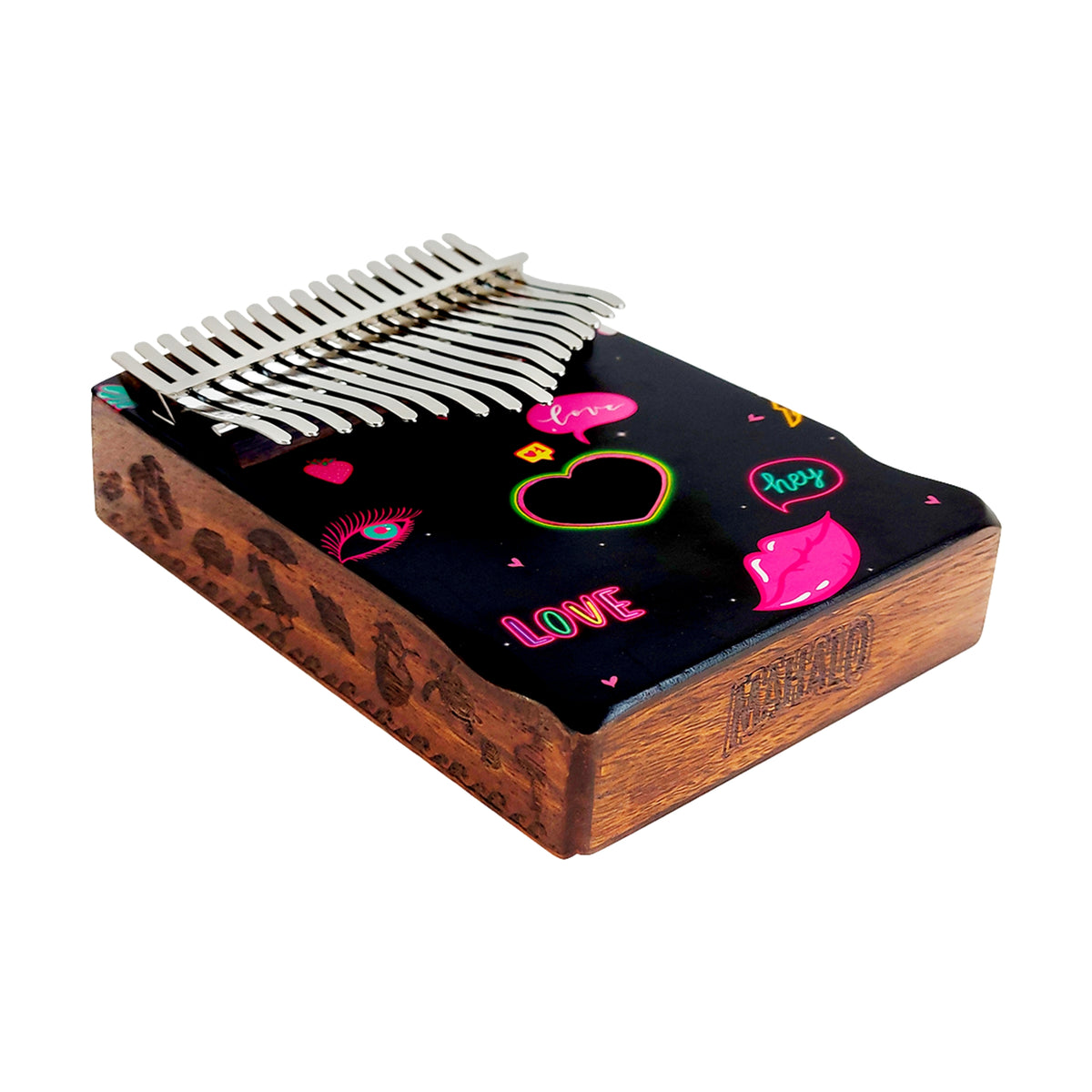 Mahalo Kalimba Heart Design MKA17HE
