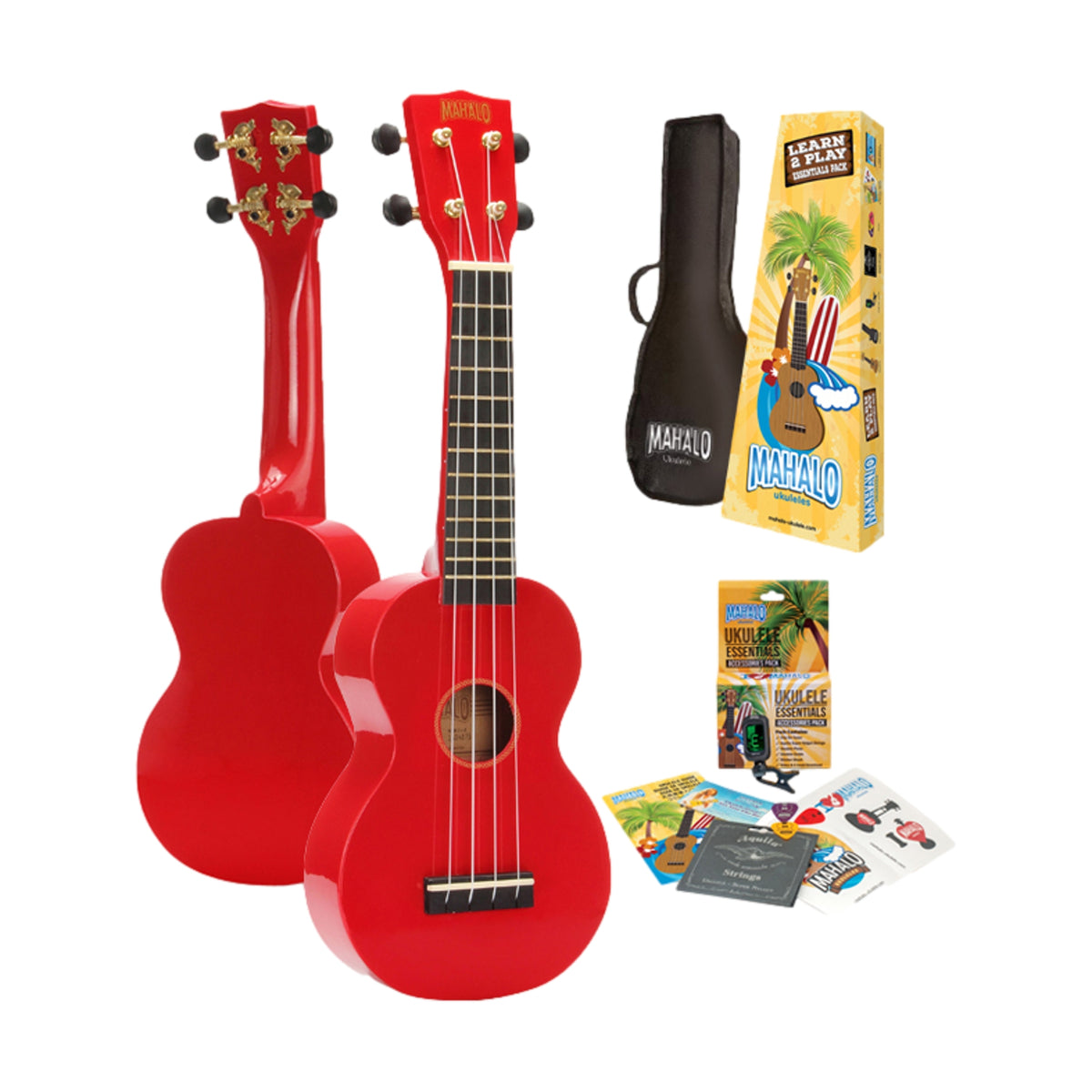 Mahalo Soprano Learn 2 Play Ukulele Pack