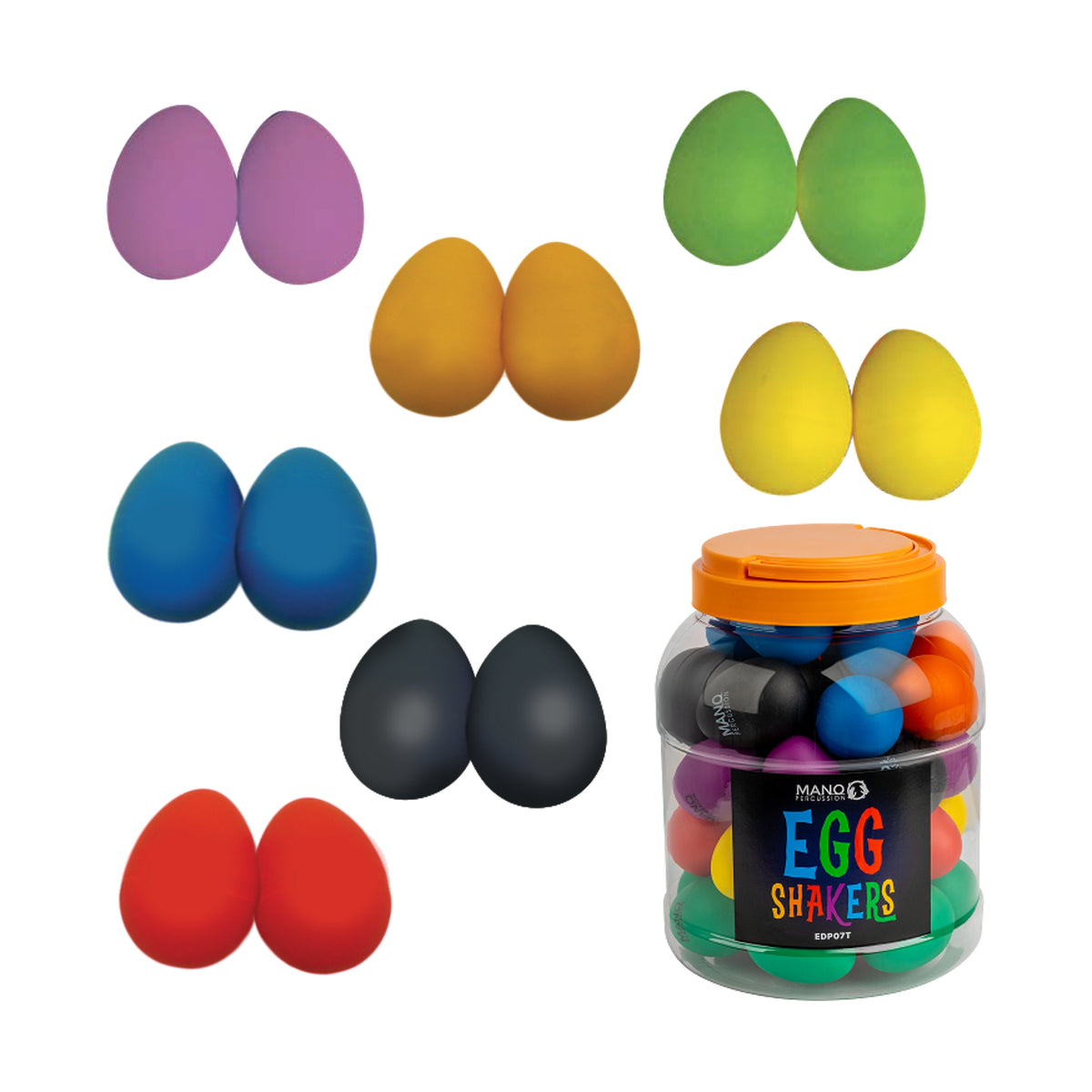 Mano Egg Shaker Single Pair Assorted Colours