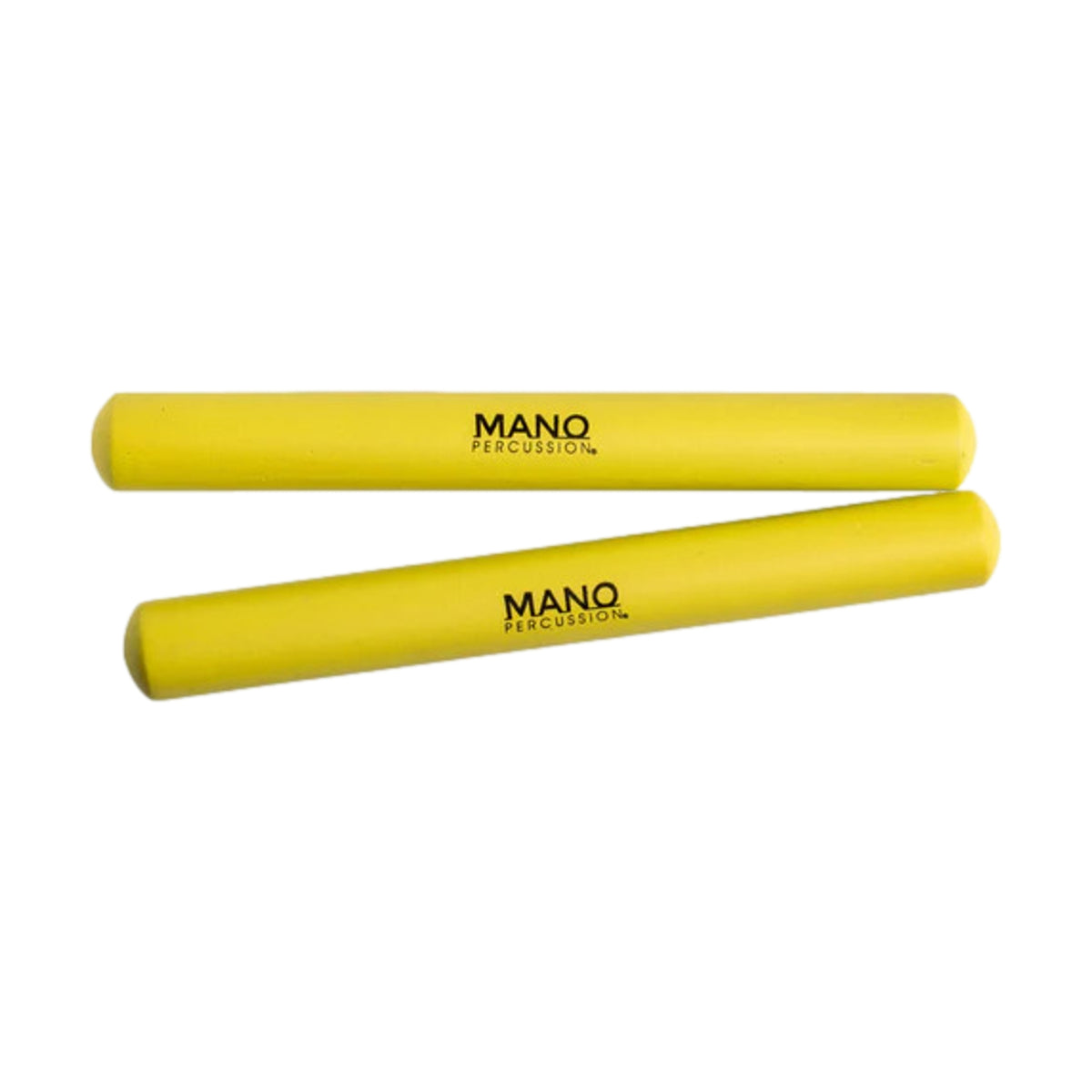 Mano Percussion Claves 6 Inch Yellow
