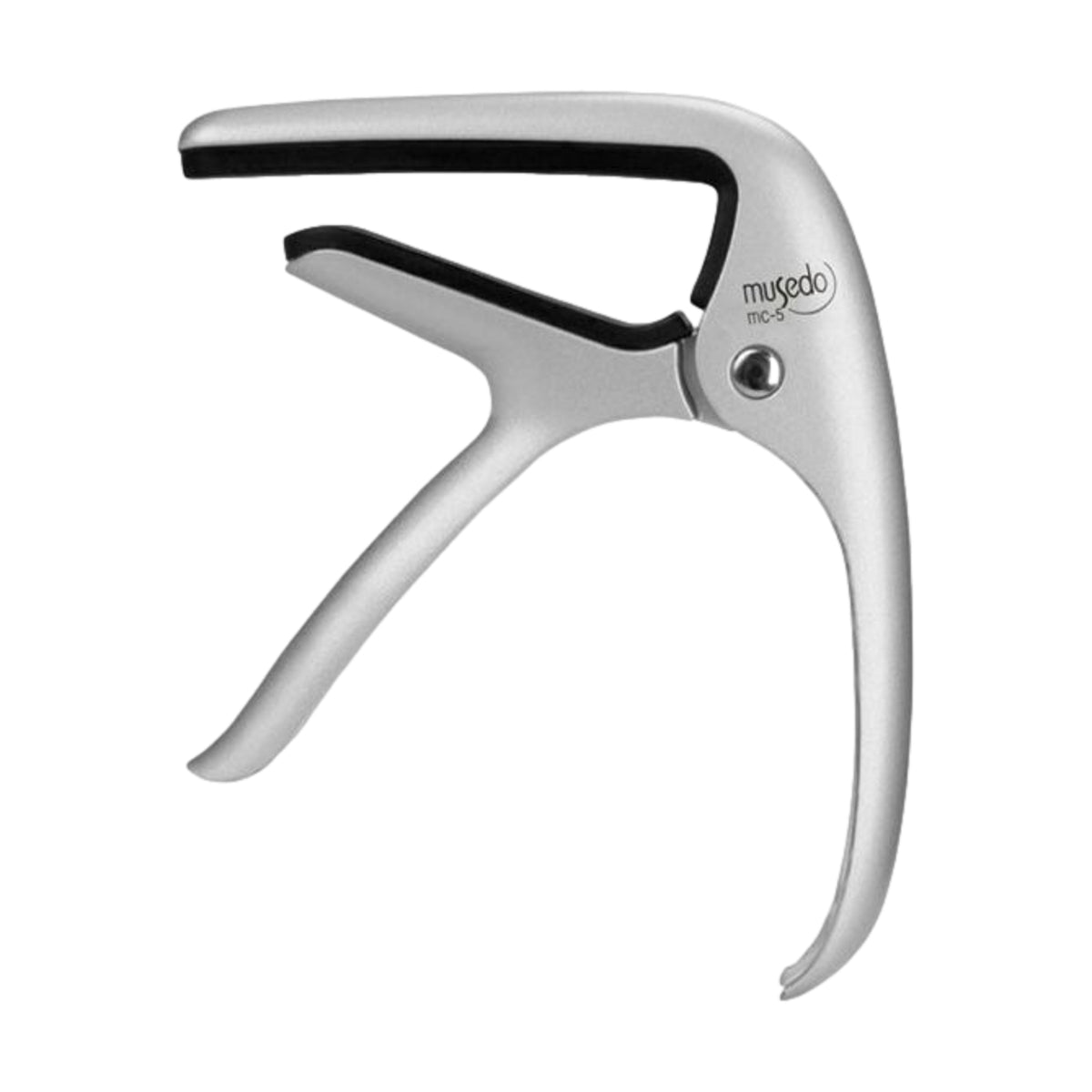 Musedo MC-5 Acoustic Guitar Capo Silver Finish