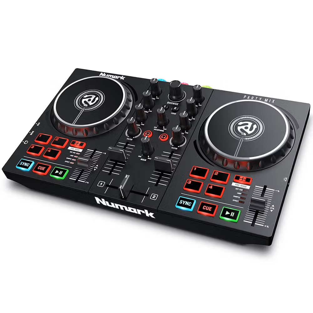 Numark Party Mix MKII DJ Controller with Audio and Lights