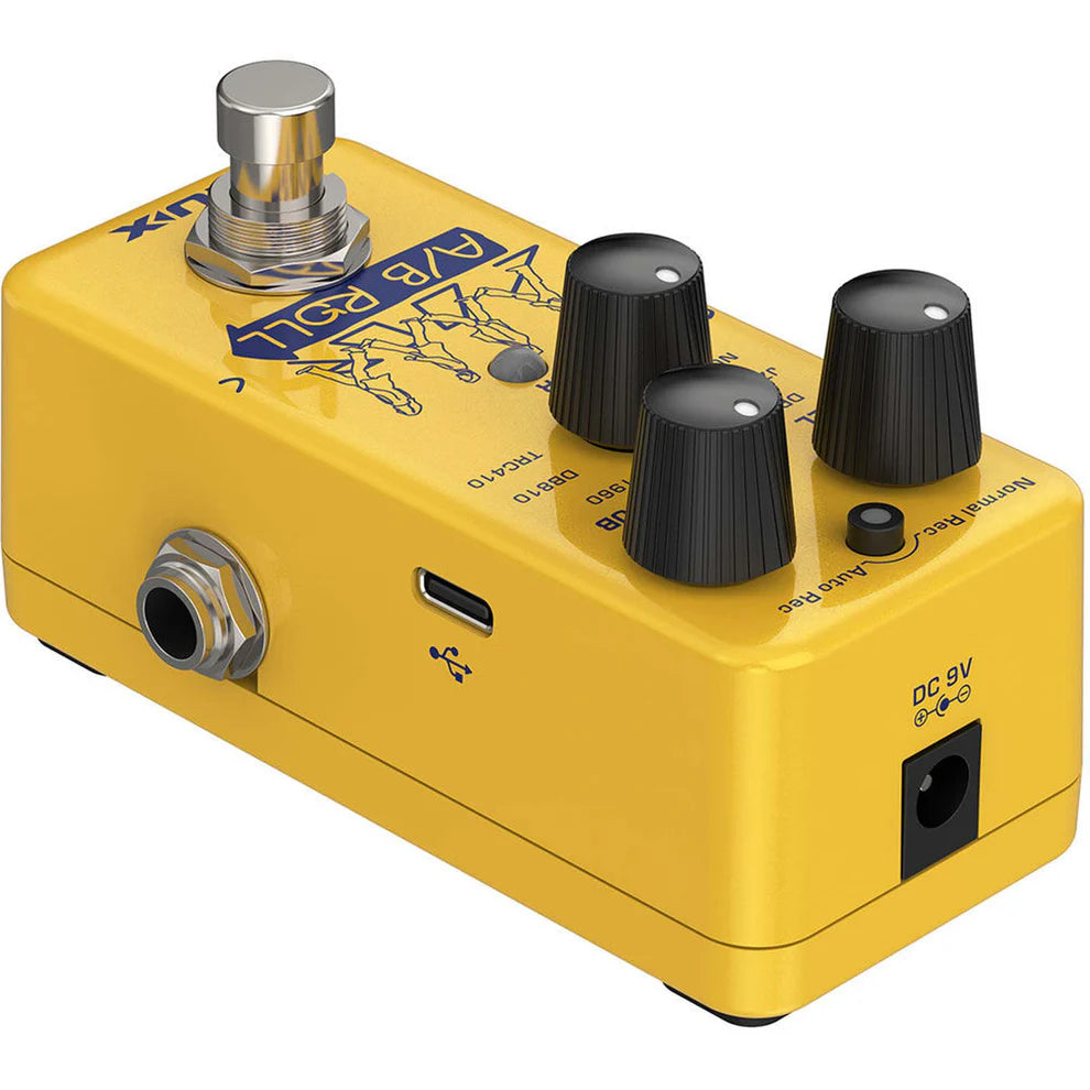 Nux A/B Roll Octave and Loop Pedal Yellow