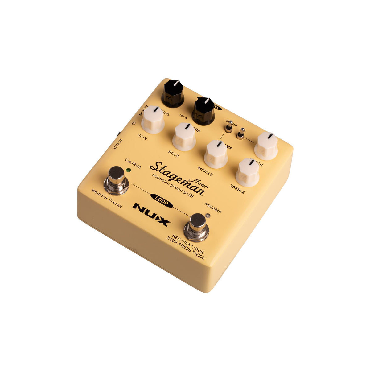 Nux Verdugo Series Stageman Floor Acoustic Preamp and DI