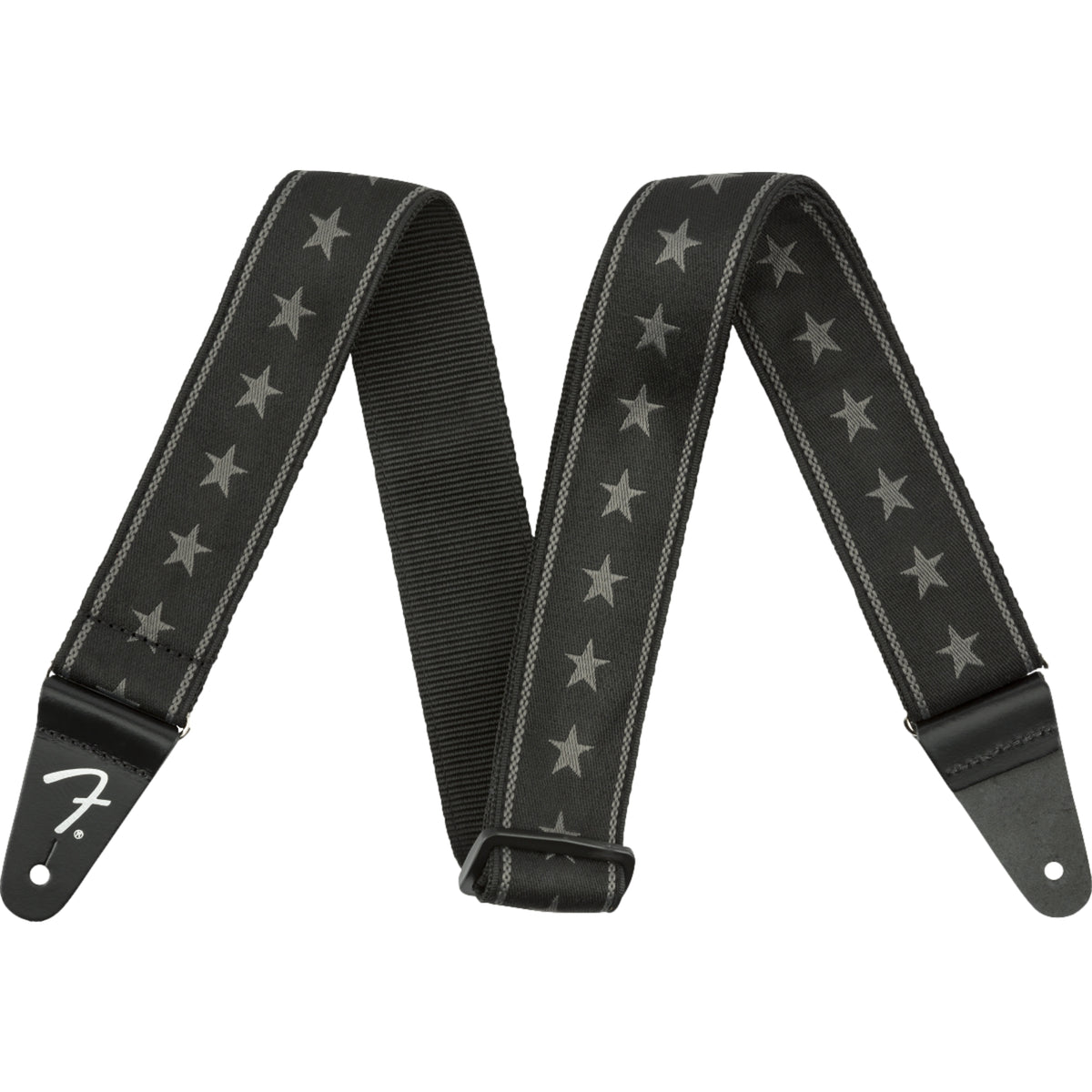 Nylon Stars and Stripes Strap Black and Grey 2