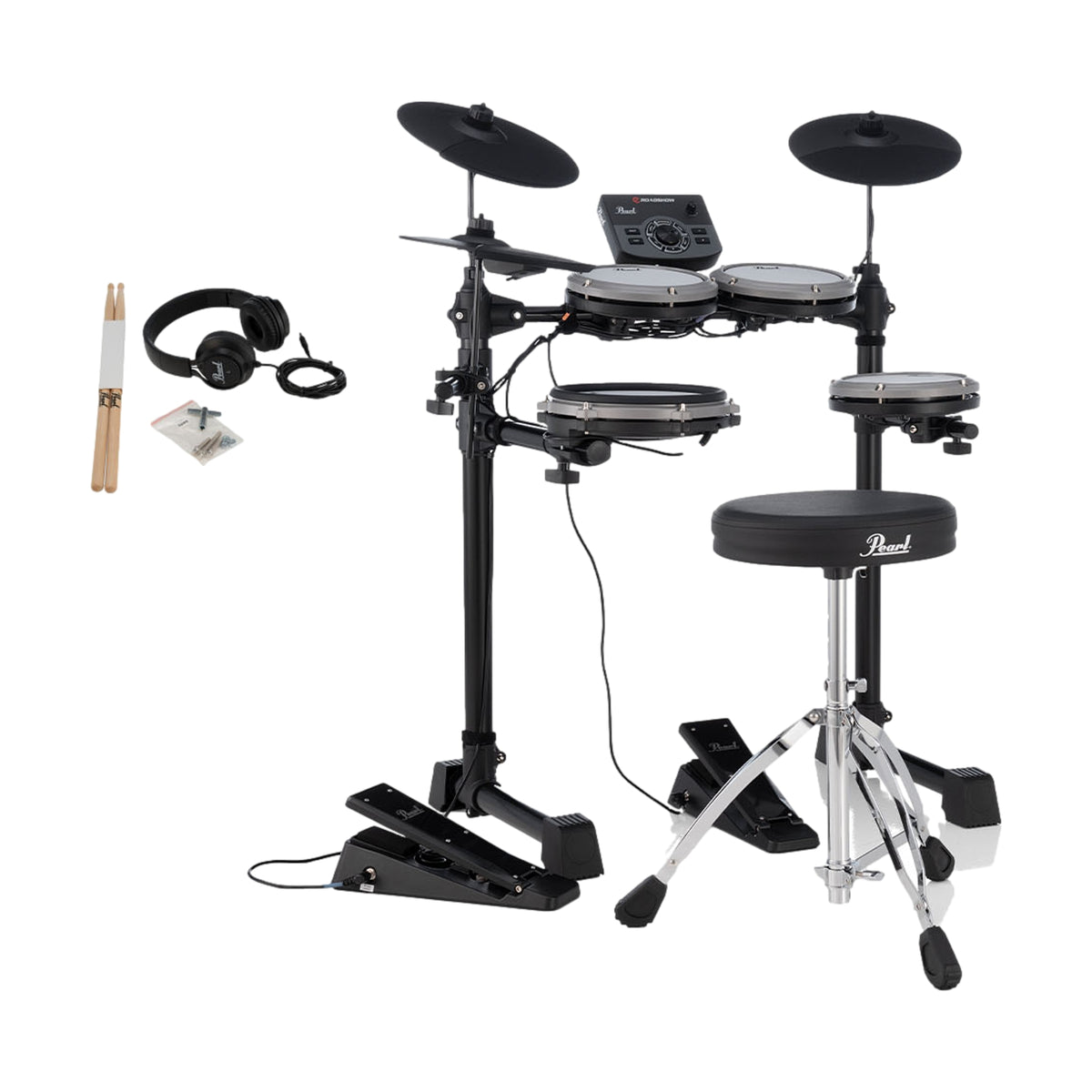 Pearl eRoadshow Complete Electronic Drum Kit with Accessories
