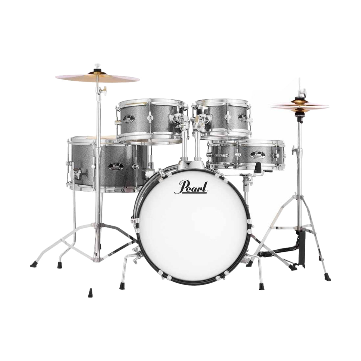 Pearl Roadshow Junior Drum Kit with Cymbals Grindstone Sparkle