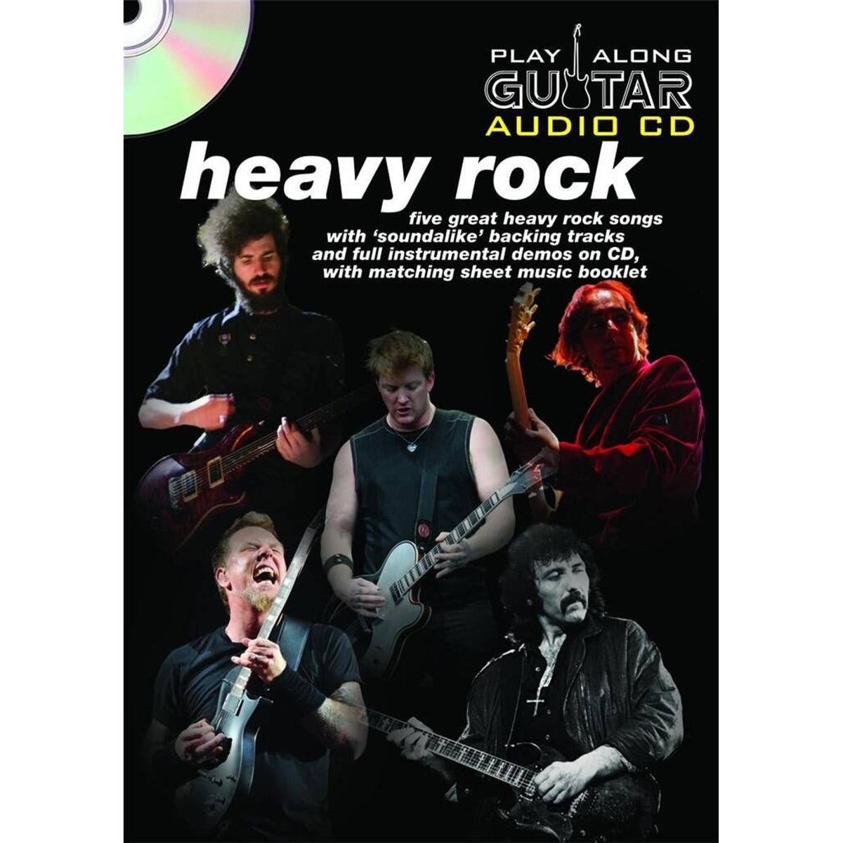 Play Along Guitar Heavy Rock Book and CD