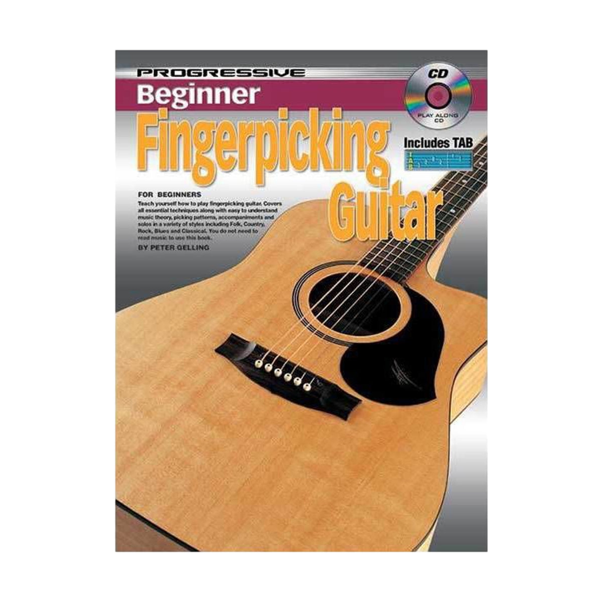 Progressive Beginner Fingerpicking Guitar Book and CD