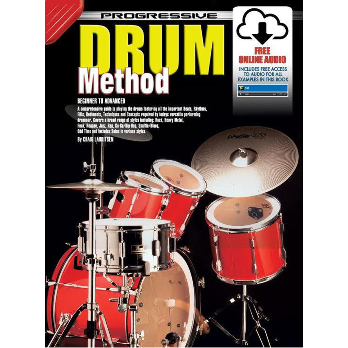 Progressive Drum Method Book and Online Media