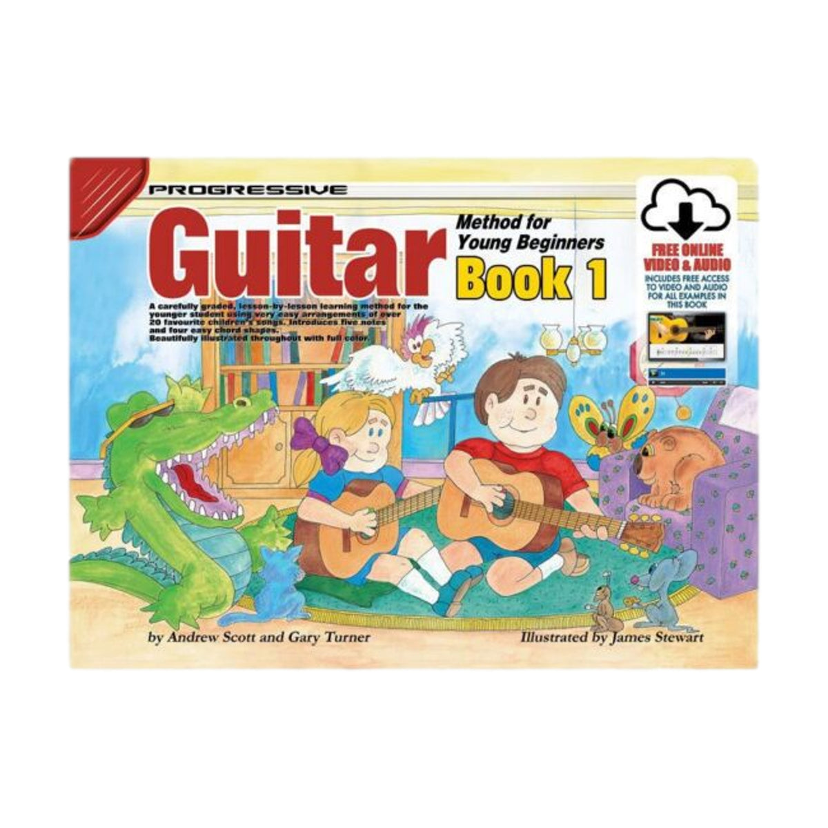Progressive Guitar Method 1 for Young Beginners Book