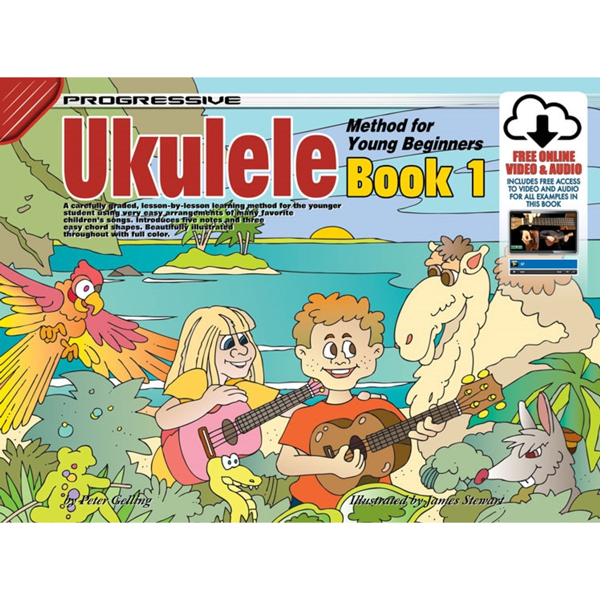 Progressive Ukulele Method for The Young Beginner Book 1