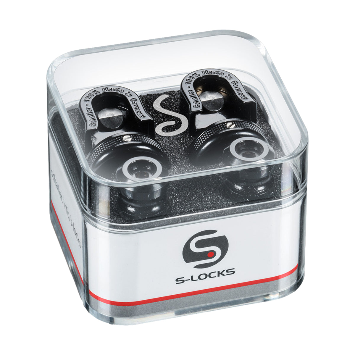 Schaller Guitar Strap Locks S-Locks Black Pair