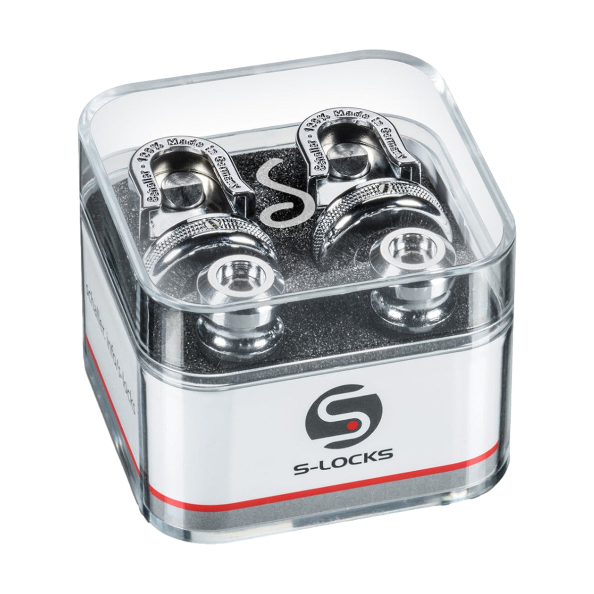 Schaller Guitar Strap Locks S-Locks Chrome Pair