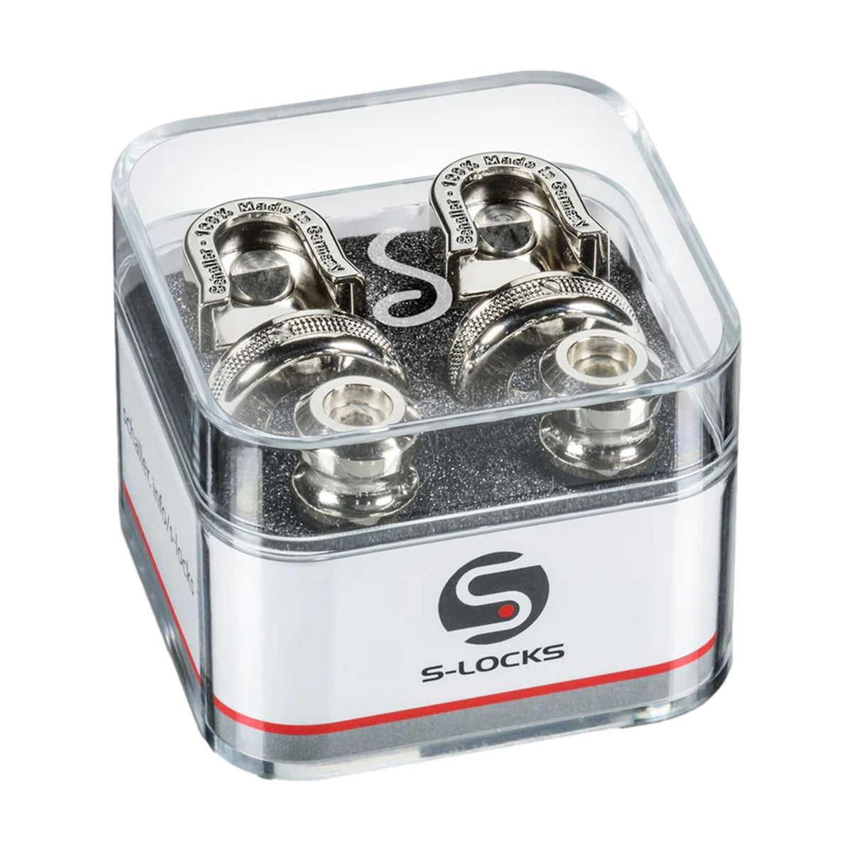Schaller Guitar Strap Locks S-Locks Nickel Pair
