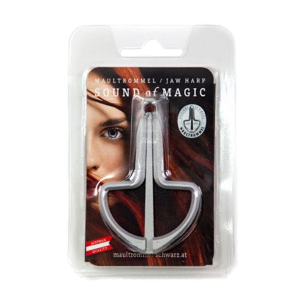 Schwarz Jaw Harp Fun Harp Size 12 75mm Silver