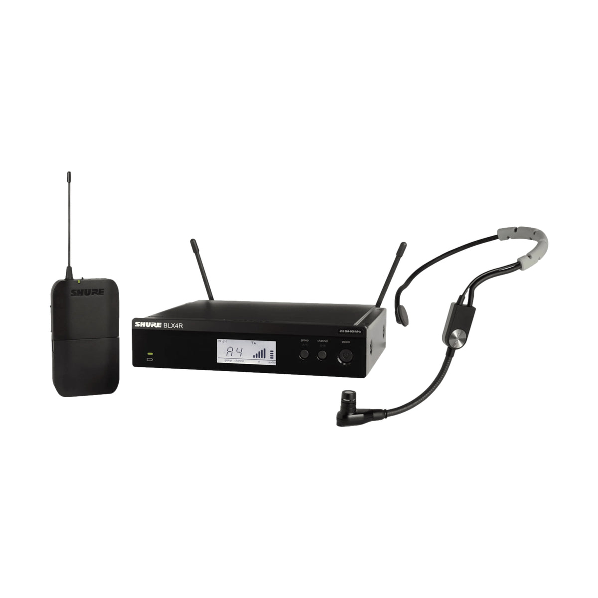 Shure BLX14 SM35 Wireless Headset Microphone System M17