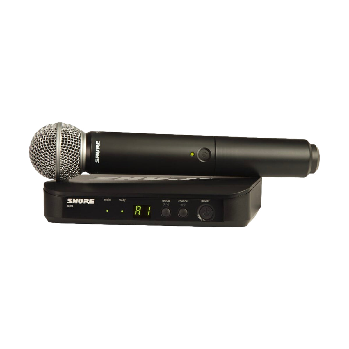 Shure BLX2 Tx Wireless Handheld System SM58 Mic BLX4 Rx Auto Setup 662-686MHz