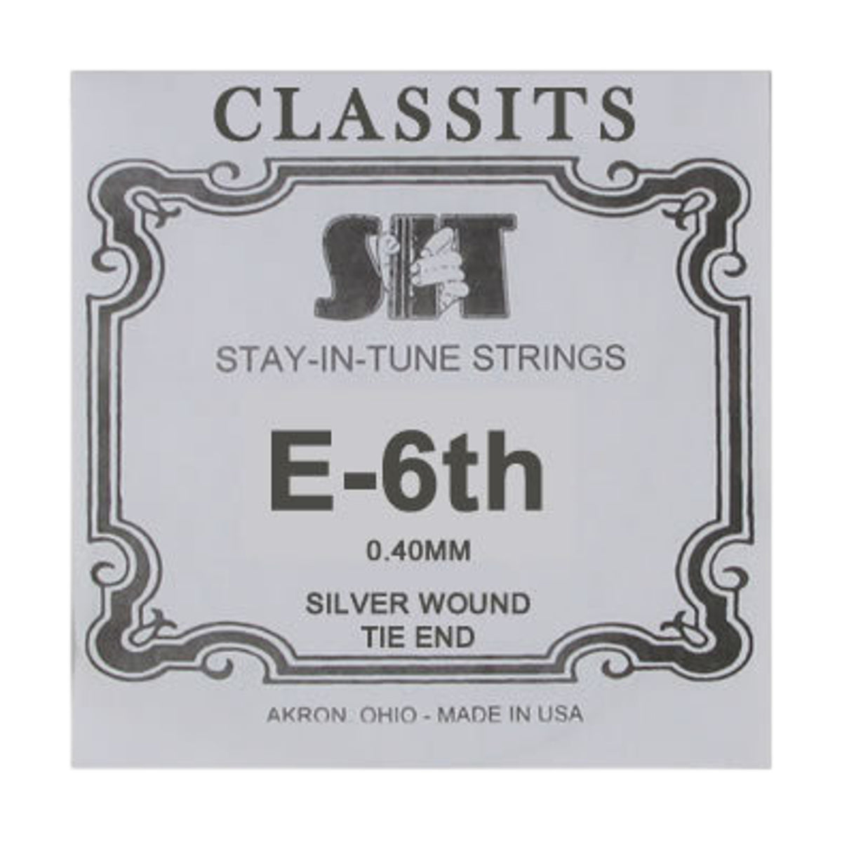 SIT Classits Tie-End Nylon Classical Guitar Single String E-6TH