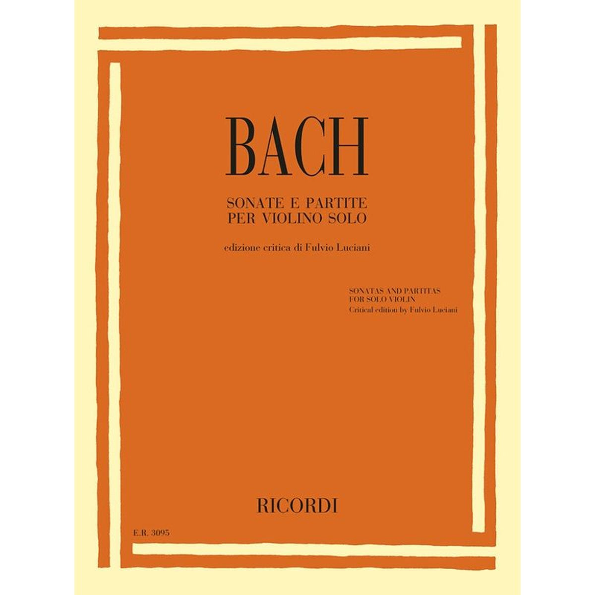 Sonatas and Partitas for Solo Violin