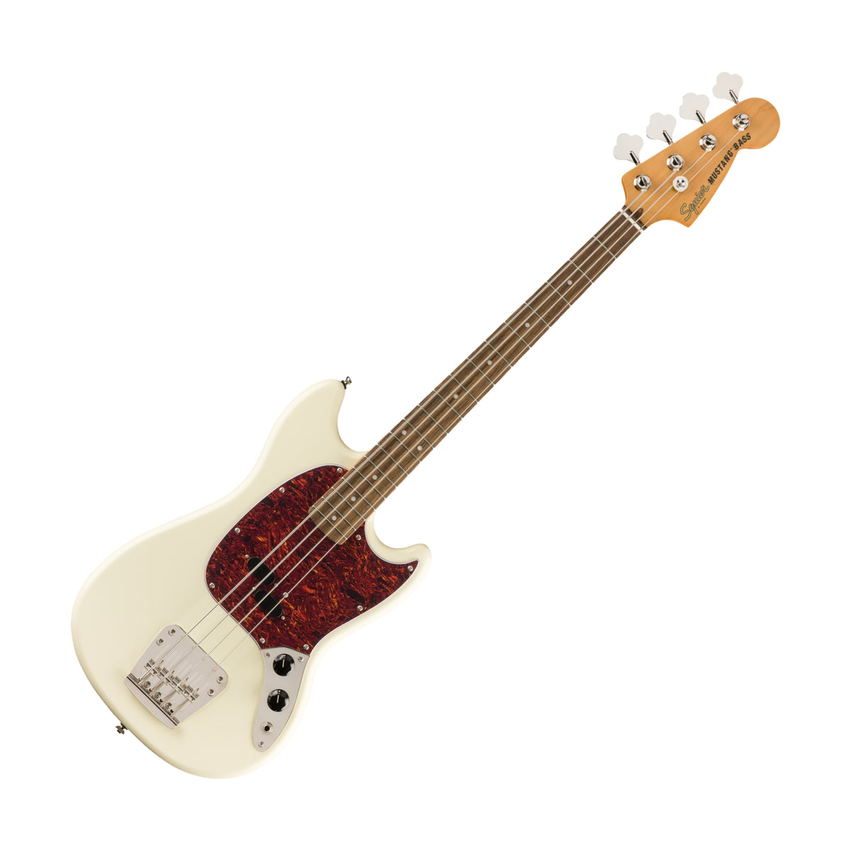 Squier Classic Vibe 60s Mustang Bass Guitar Olympic White