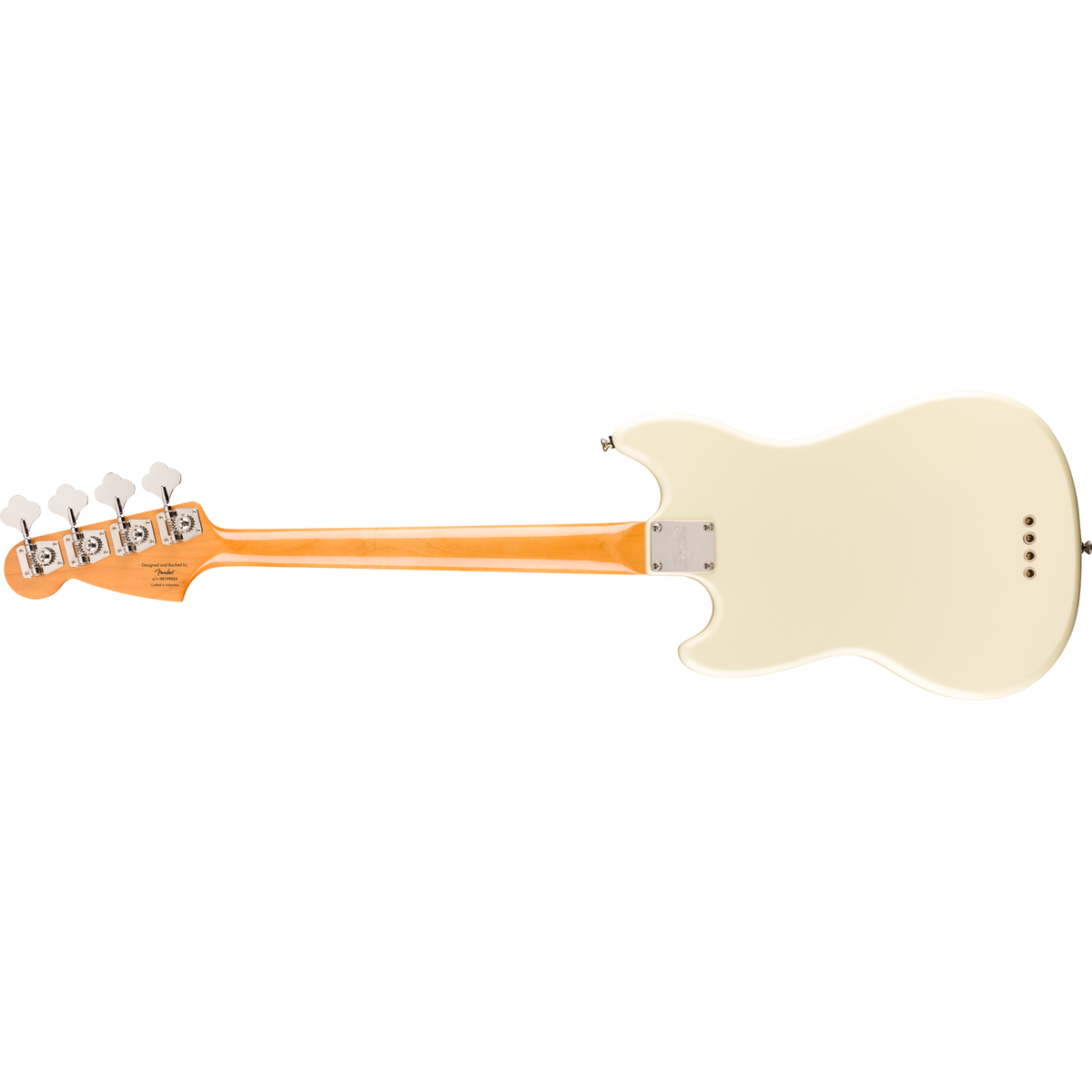 Squier Classic Vibe 60s Mustang Bass Guitar Olympic White