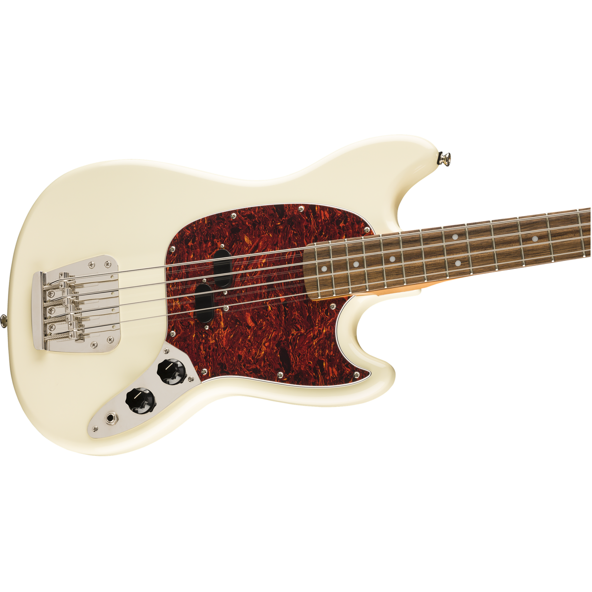 Squier Classic Vibe 60s Mustang Bass Guitar Olympic White