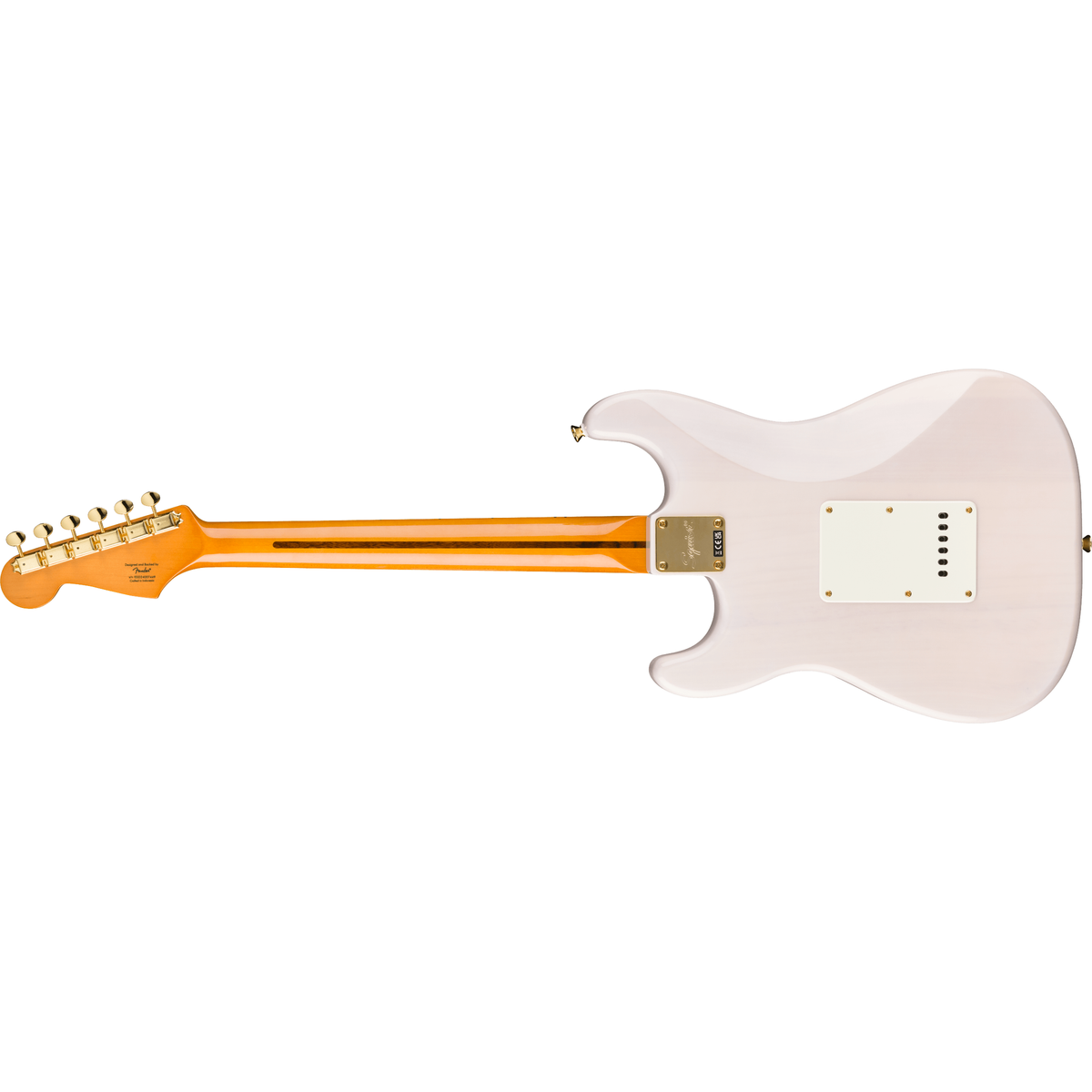 Squier FSR Classic Vibe 50s Stratocaster Electric Guitar White Blonde Gold Hardware