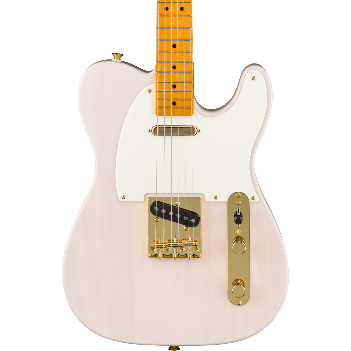 Squier FSR Classic Vibe 50s Telecaster Electric Guitar White Blonde Gold Hardware