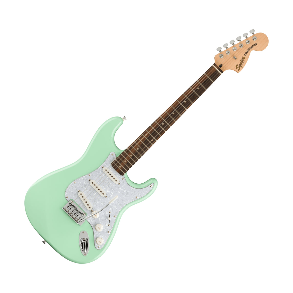 Squier Limited Edition Affinity Series Stratocaster Electric Guitar Surf Green