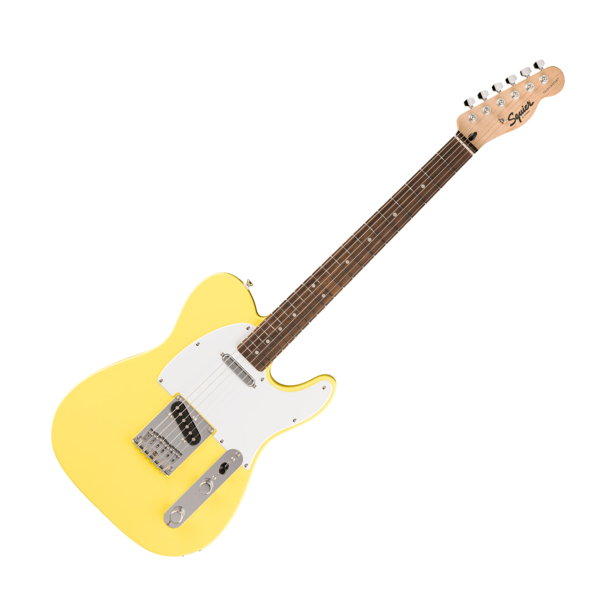 Squier Sonic Telecaster White Pickguard Canary Yellow