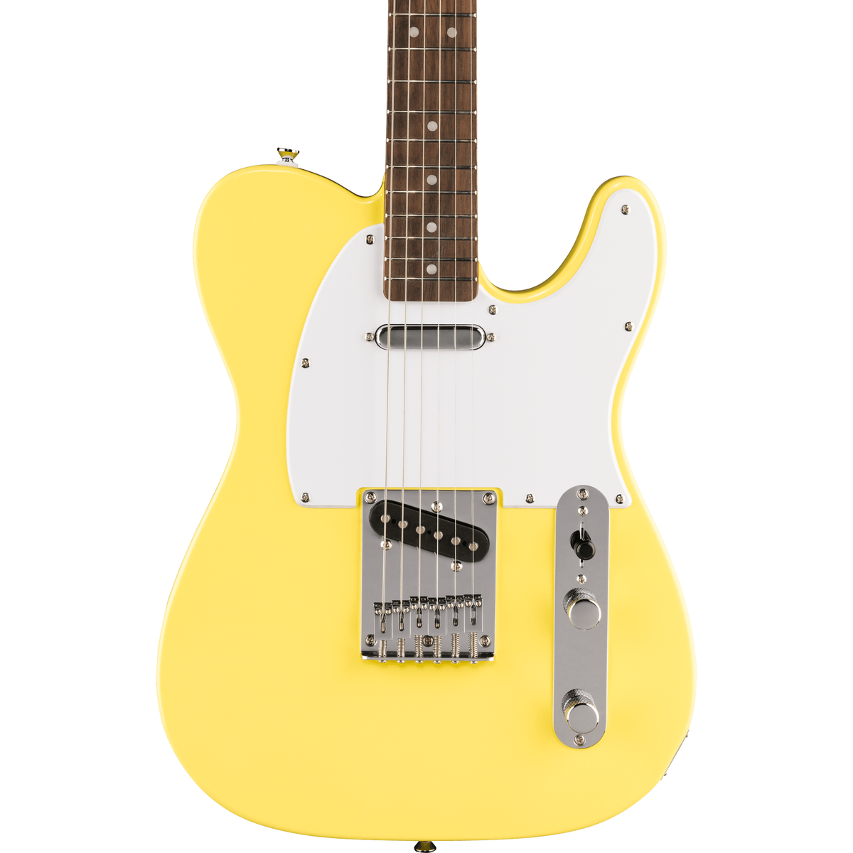 Squier Sonic Telecaster White Pickguard Canary Yellow