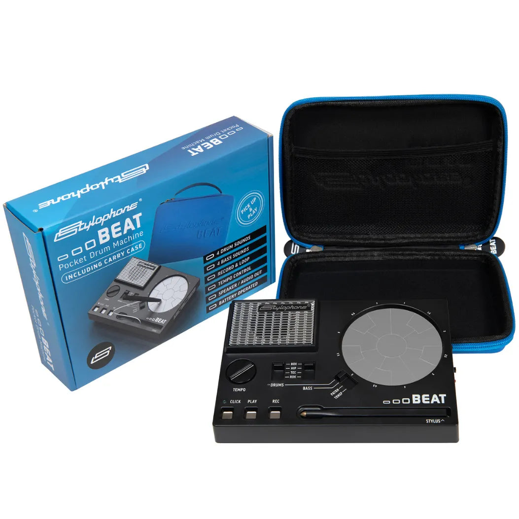 Stylophone Beat Pocket Sized Drum Machine + Carry Case Combo